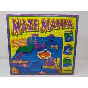 Maze Mania Motorized Game P25006 Complete Tested International Playthings Inc